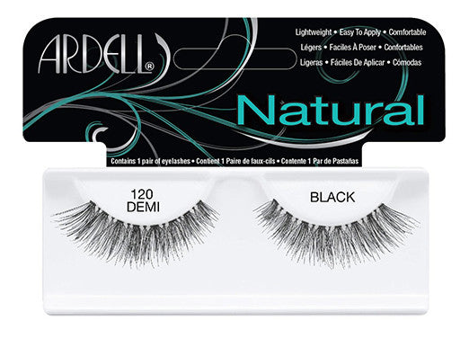 Ardell lashes Natural 120 Demi Black (1 Pair) - Gina Beauté