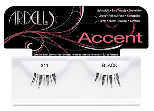 Ardell lashes Accent 311 Black (1 Pair) - Gina Beauté