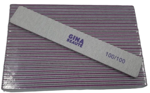 Gina Beaute Purple Nail File (100/100/Large) 25pcs