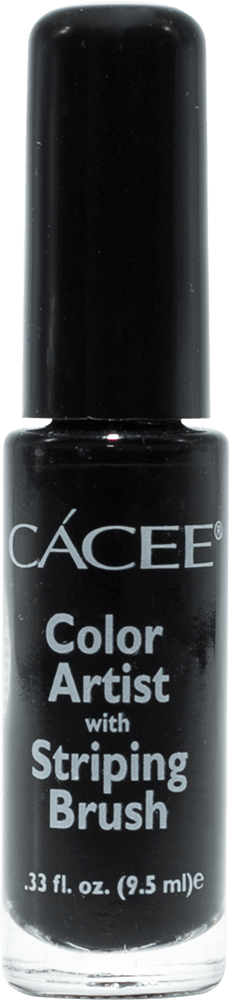 Cacee Color Artist Striping Brush Black - Gina Beauté