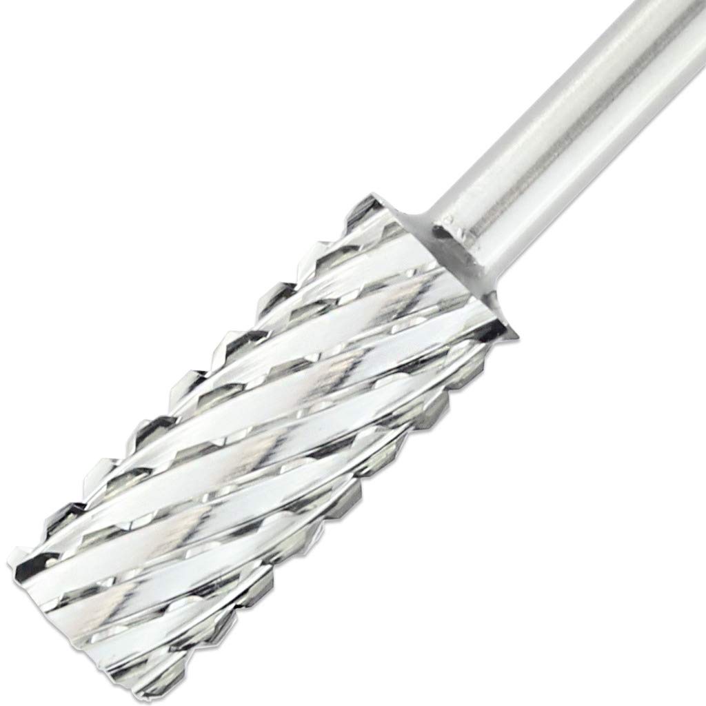 Metal Carbide Nail Drill Bit 3/32" 3XC (Silver/Gold)