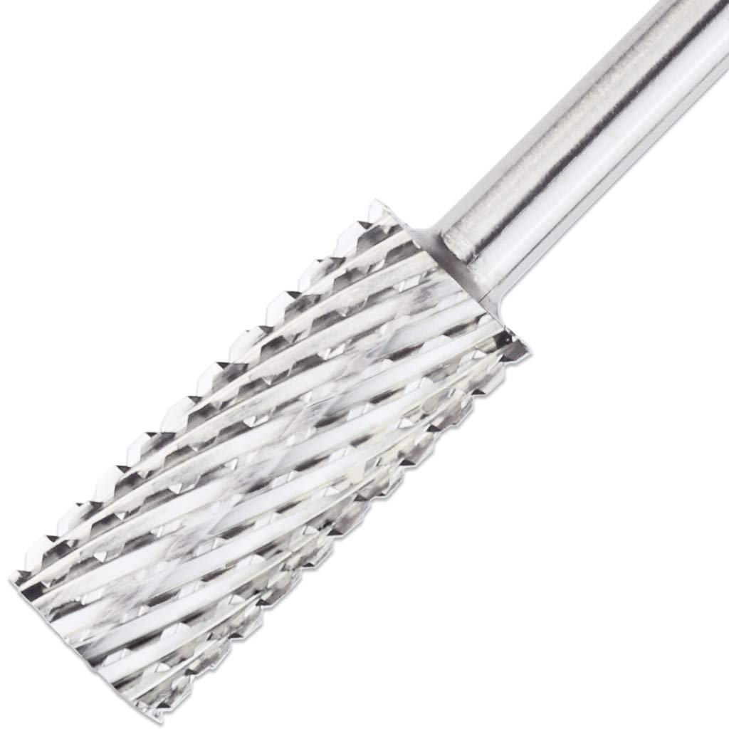 Metal Carbide Nail Drill Bit 3/32" XC (Silver/Gold)