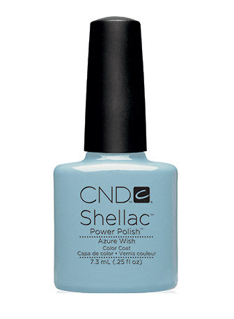 CND Shellac™ Azure Wish Color Coat - Gina Beauté