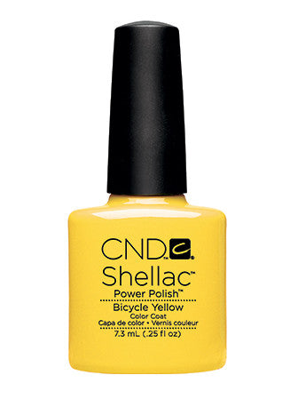 CND Shellac™ Bicycle Yellow Color Coat - Gina Beauté