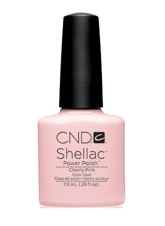 CND Shellac™ Clearly Pink Color Coat - Gina Beauté