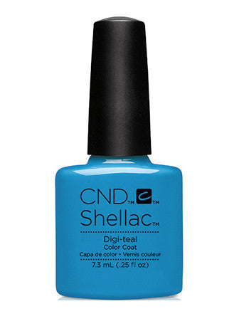 CND Shellac™ Digi-teal Color Coat - Gina Beauté