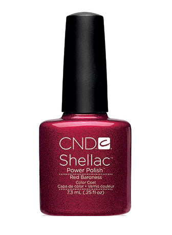 CND Shellac™ Red Baroness Color Coat - Gina Beauté