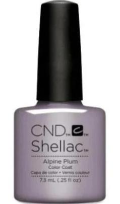 CND Shellac™ Alpine Plum Color Coat - Gina Beauté