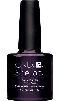 CND Shellac™ Dark Dahlia Color Coat - Gina Beauté