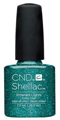 CND Shellac™ Emerald Lights Color Coat - Gina Beauté