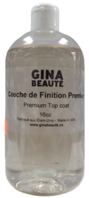 Gina Beaute Premium Top Coat 16oz