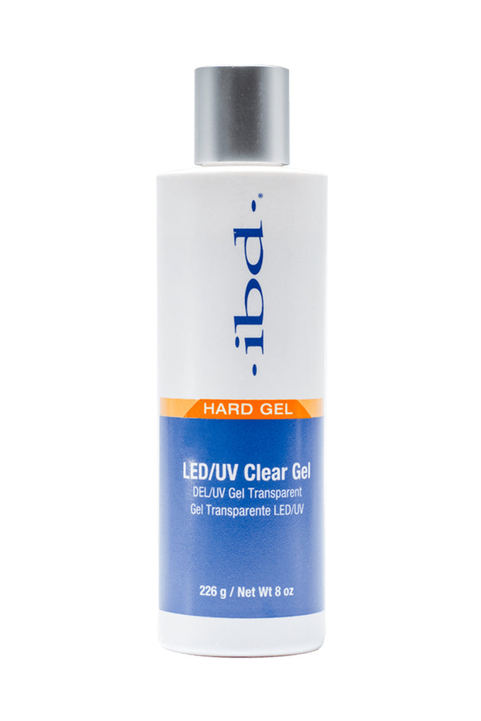 IBD Hard Gel LED/UV CLEAR 8 OZ - Gina Beauté