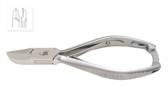 MBI-203 Toenail Nipper Curved Jaw Double Spring 5.5″