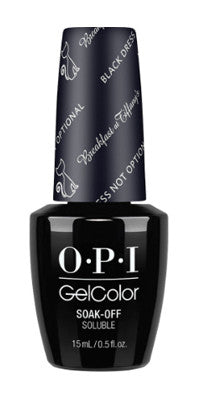 O·P·I GelColor H03 Black Dress Not Optional - Gina Beauté