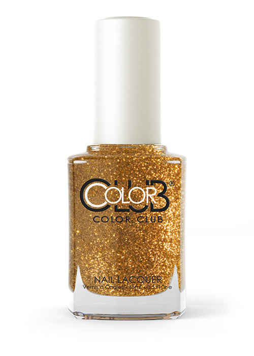 Color Club™ Gold Glitter Nail Lacquer - Gina Beauté