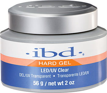 IBD Hard Gel LED/UV CLEAR 56g/net wt 2oz - Gina Beauté
