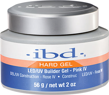 IBD Hard Gel LED/UV PINK IV 2 OZ - Gina Beauté