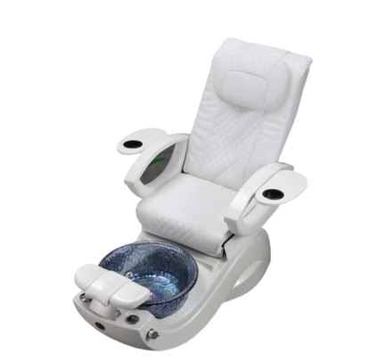 Pedicure Spa & Massage Chair (White + Blue)