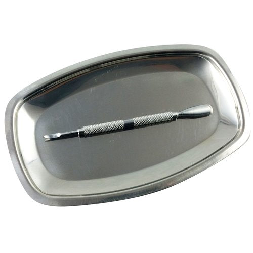 Medium Stainless Steel Utility Tray (Plain) - Gina Beauté