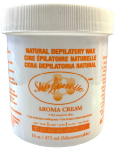 Microwavable Sharonelle Natural Depilatory Wax Aroma Cream 16oz