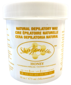 Microwavable Sharonelle Natural Depilatory Wax Honey 16oz